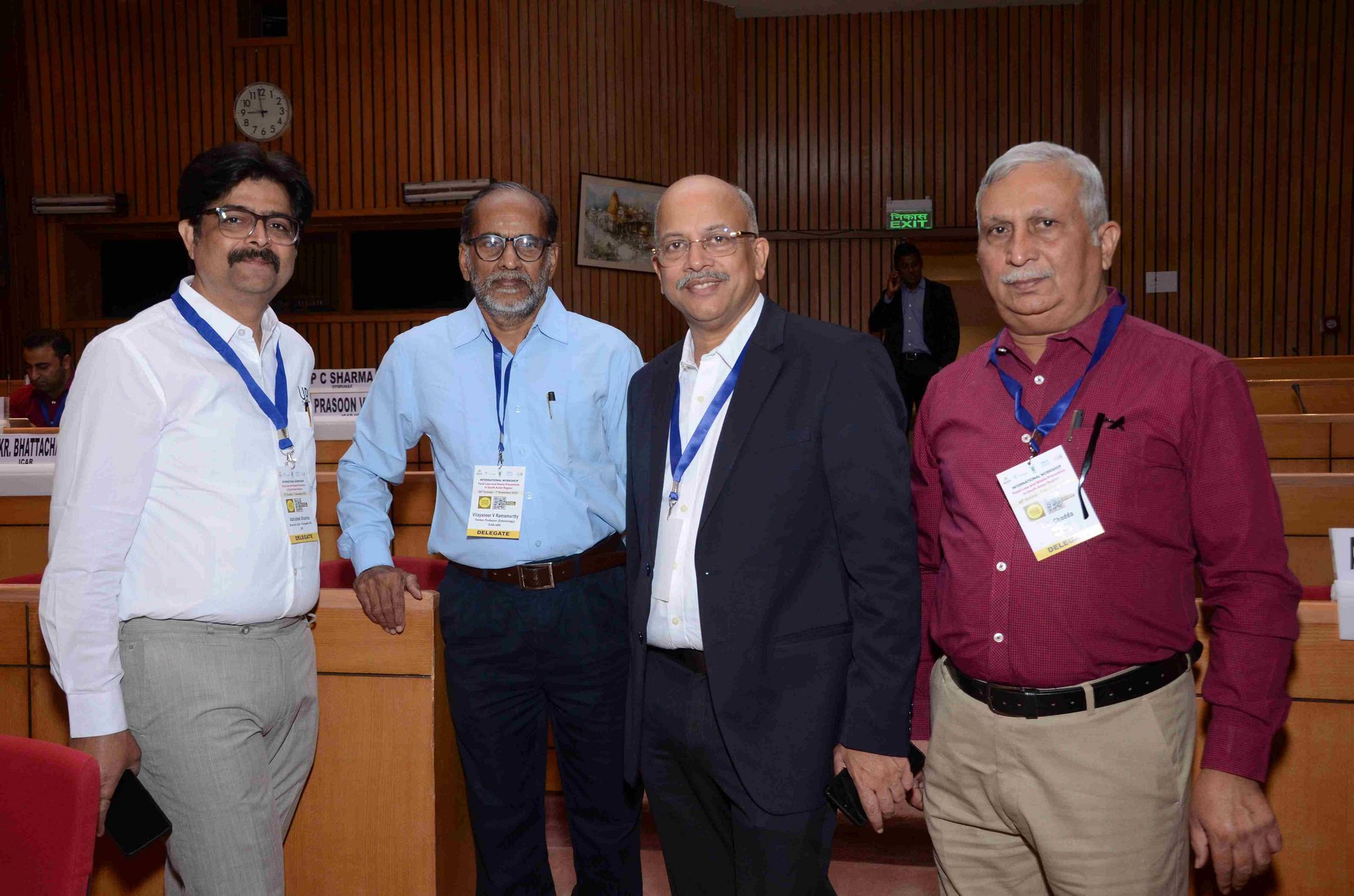 Mr Abhisek Sharma, UPL Limited, Prof Vilayanoor Ramamurthy, Indian Agricultural Research Institute at ICAR, Mr Ujjwal Kumar, UPL Limited, and Mr IC Chadda, Consultant, shared experiences during the workshop.