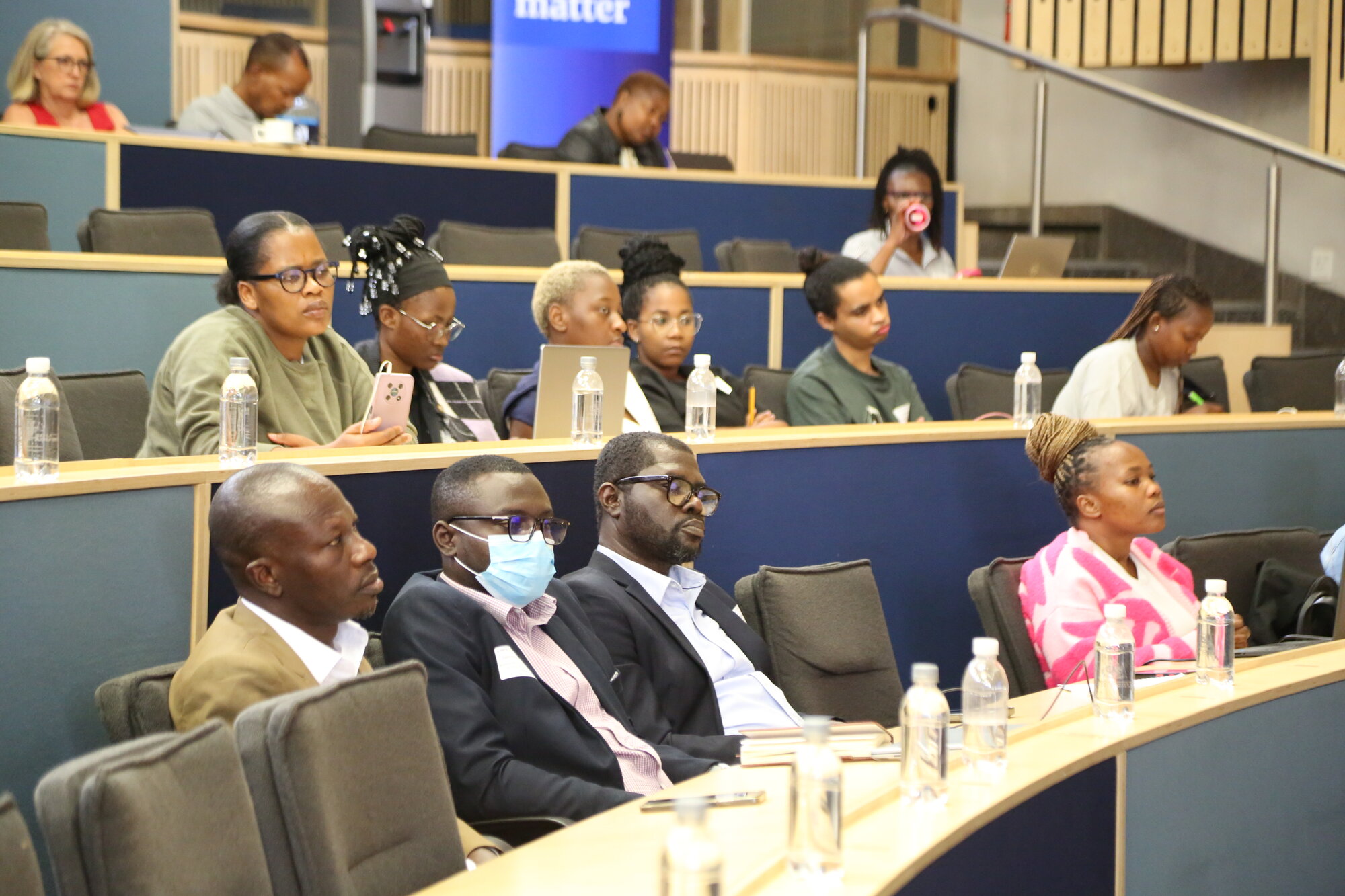 Participants listening to session 2