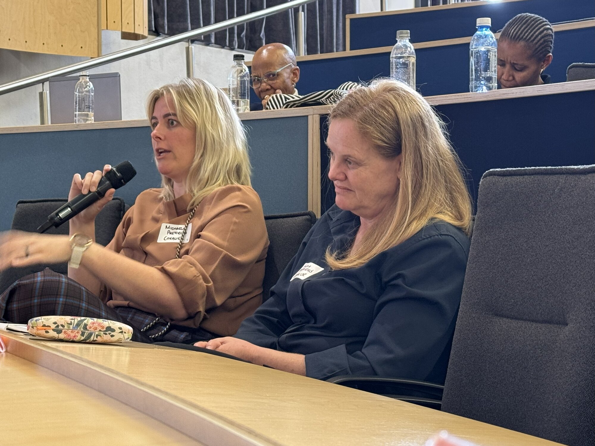 participants from Cavalier Group (South Africa) sharing their experiences with the audience