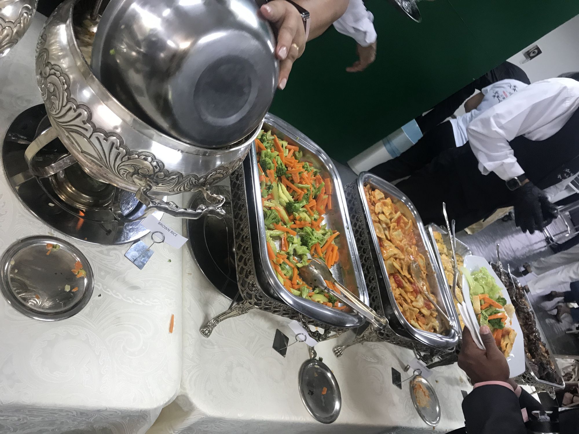 Tasty zero waste lunch provided by SESC Mesa Brasil to the workshop participants.
