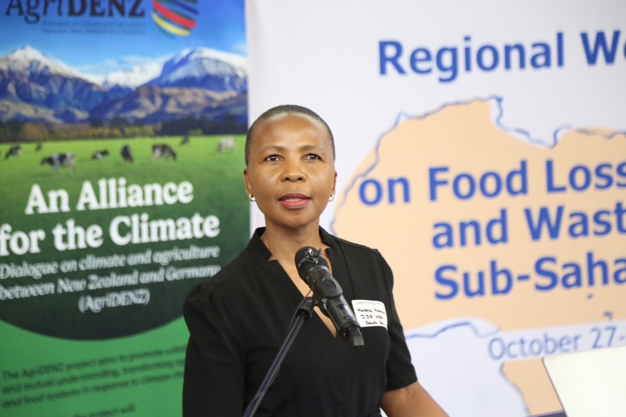 Opening of the workshop by Ms Kwena Komape, DDG Economic Development, Trade and Marketing, Convenor of the G20 Agricultural Sherpa for Food Security, South Africa