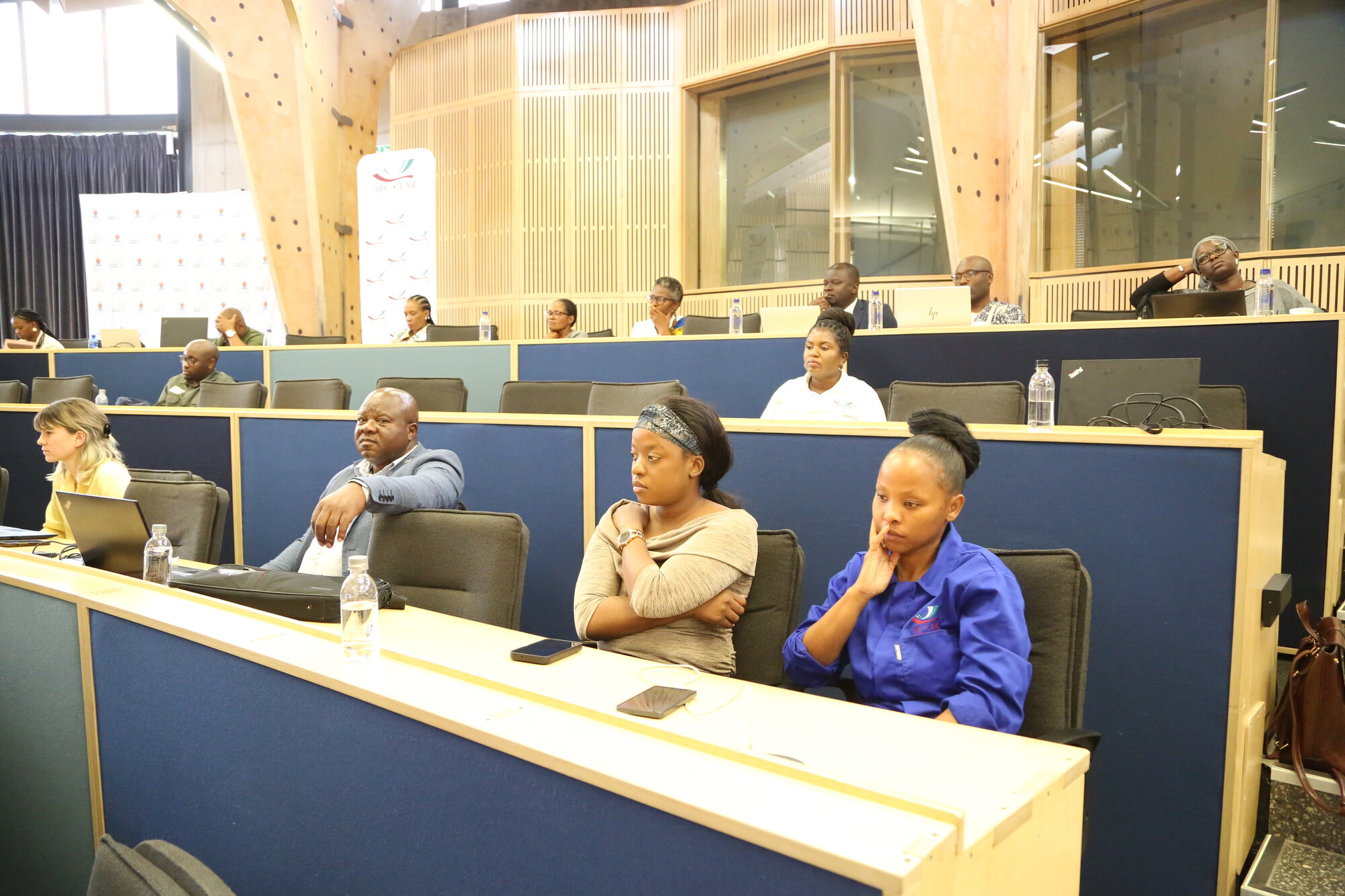 Participants listening to session 1