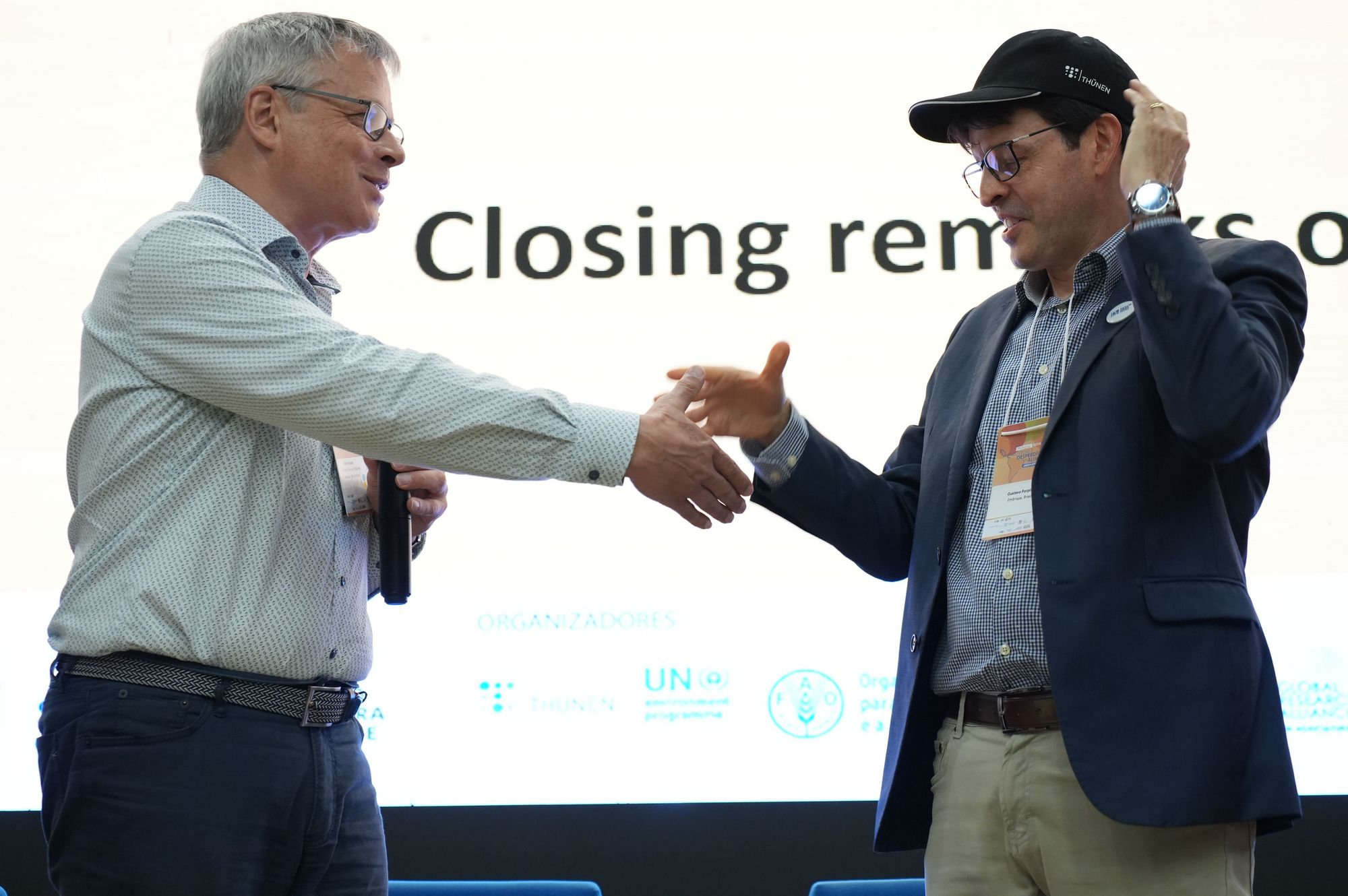 A big thank you to Mr Gustavo Porpino (Embrapa, Brazil) for his support is submitted by Mr Martin Banse (Thünen, Germany).
