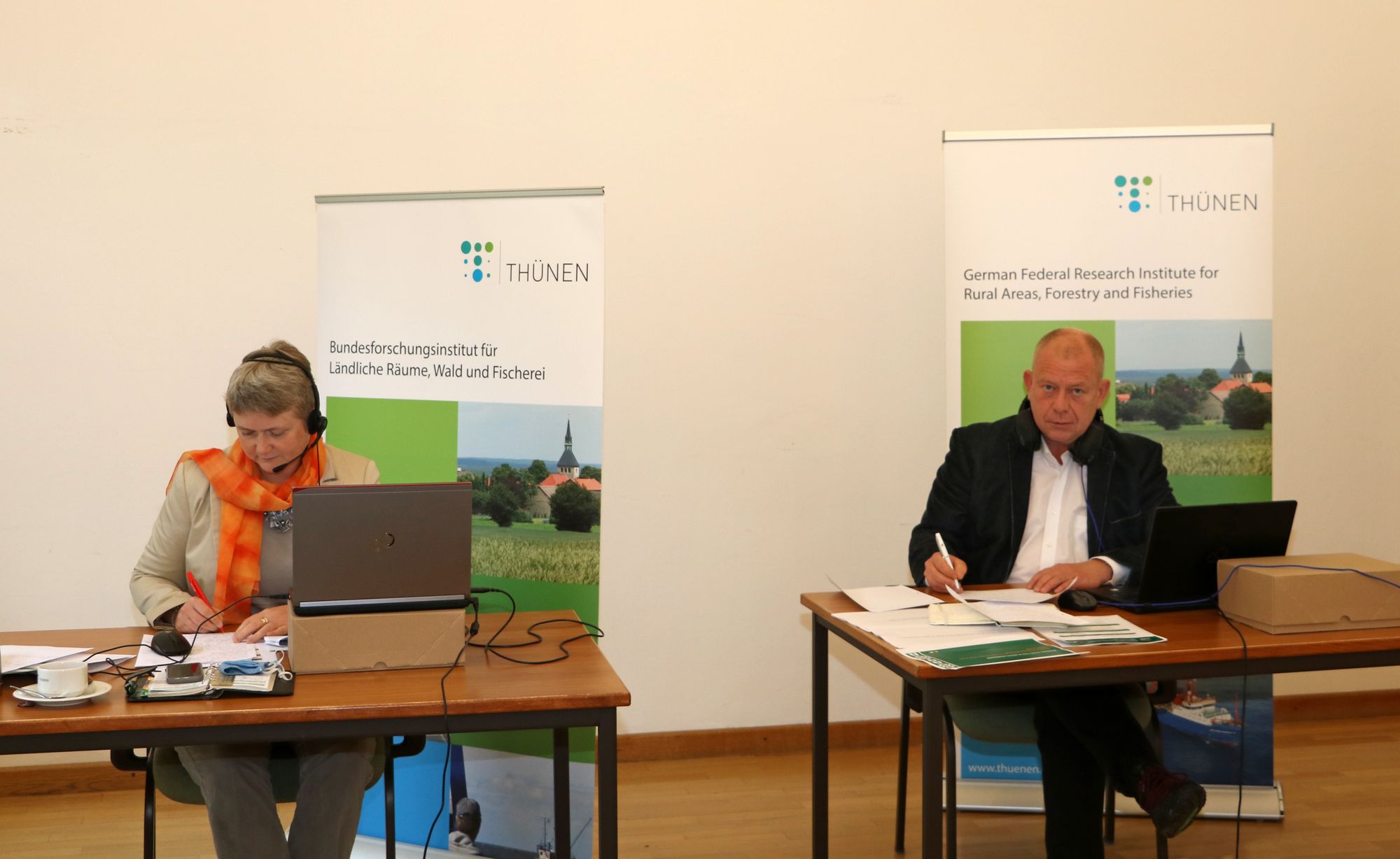 Stefan Lange und Felicitas Schneider from Thünen Institute co-organised the workshop and acted virtually as moderator.