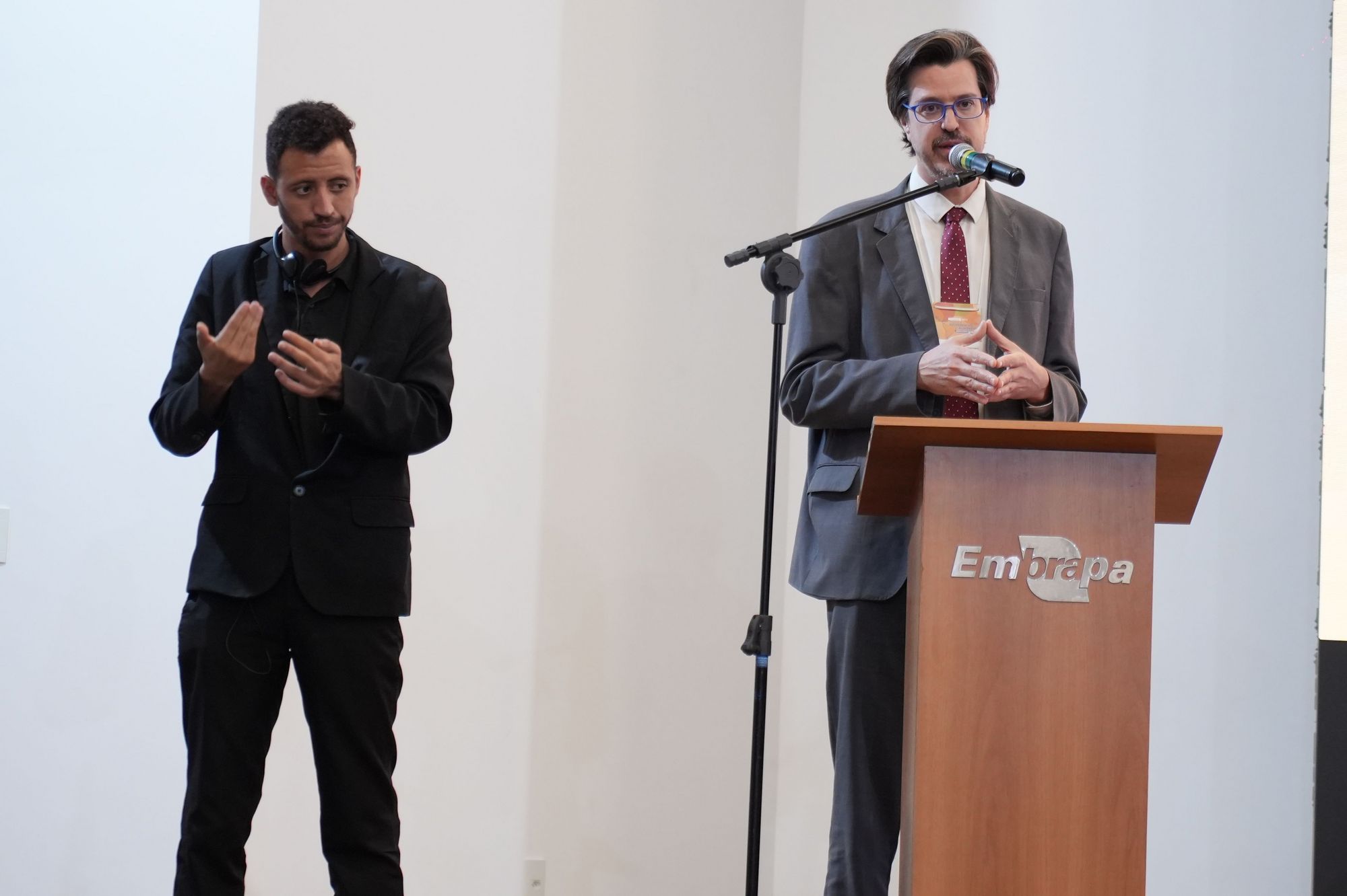 Mr Eduardo Santos representing the Ministry of Environment and Climate Change (Brazil) in the opening session.