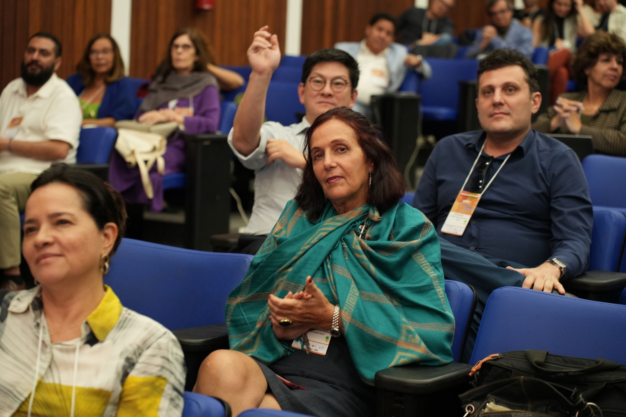 Still energy for asking questions from the audience on day 2 of the workshop.