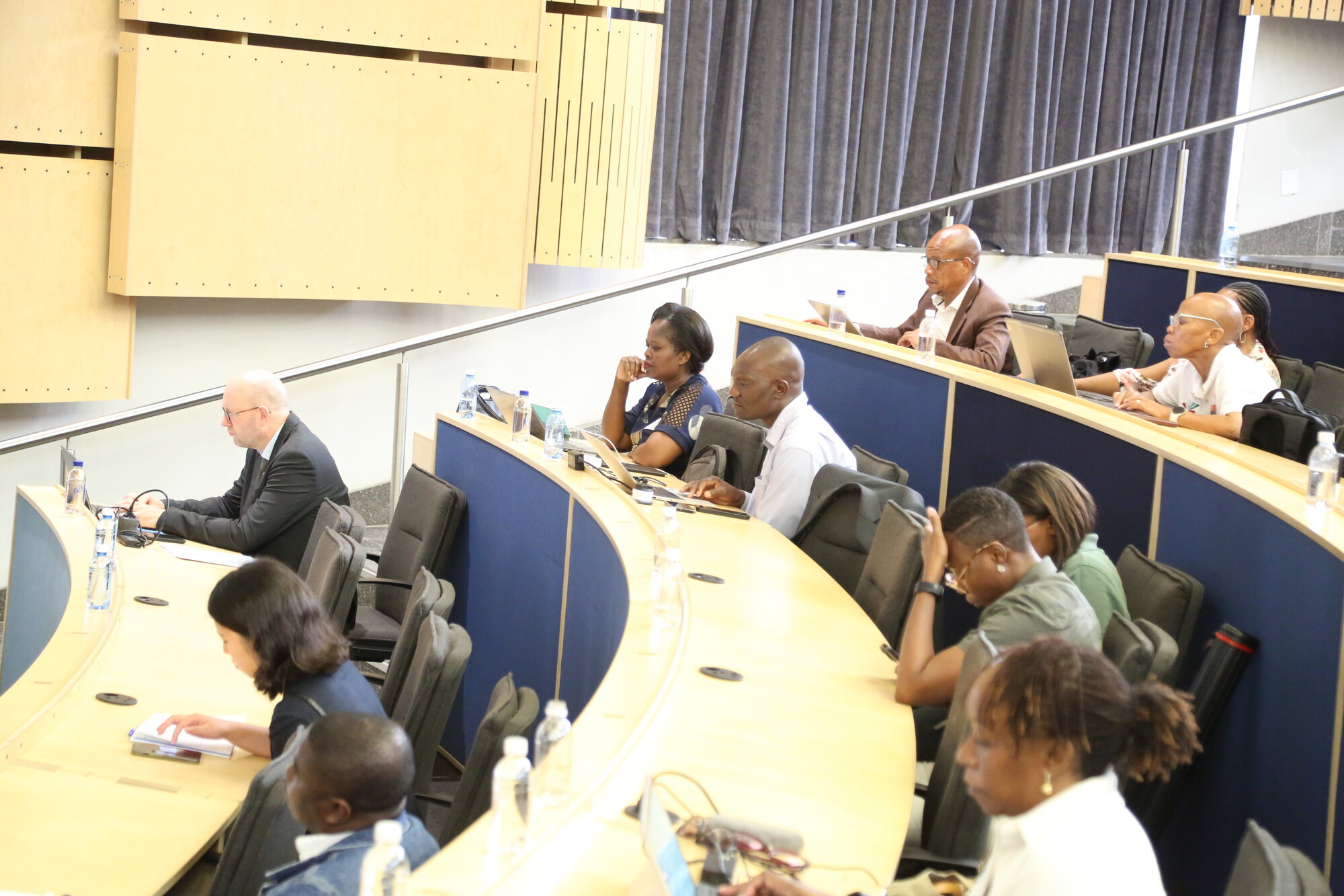 Participants listening to session 2