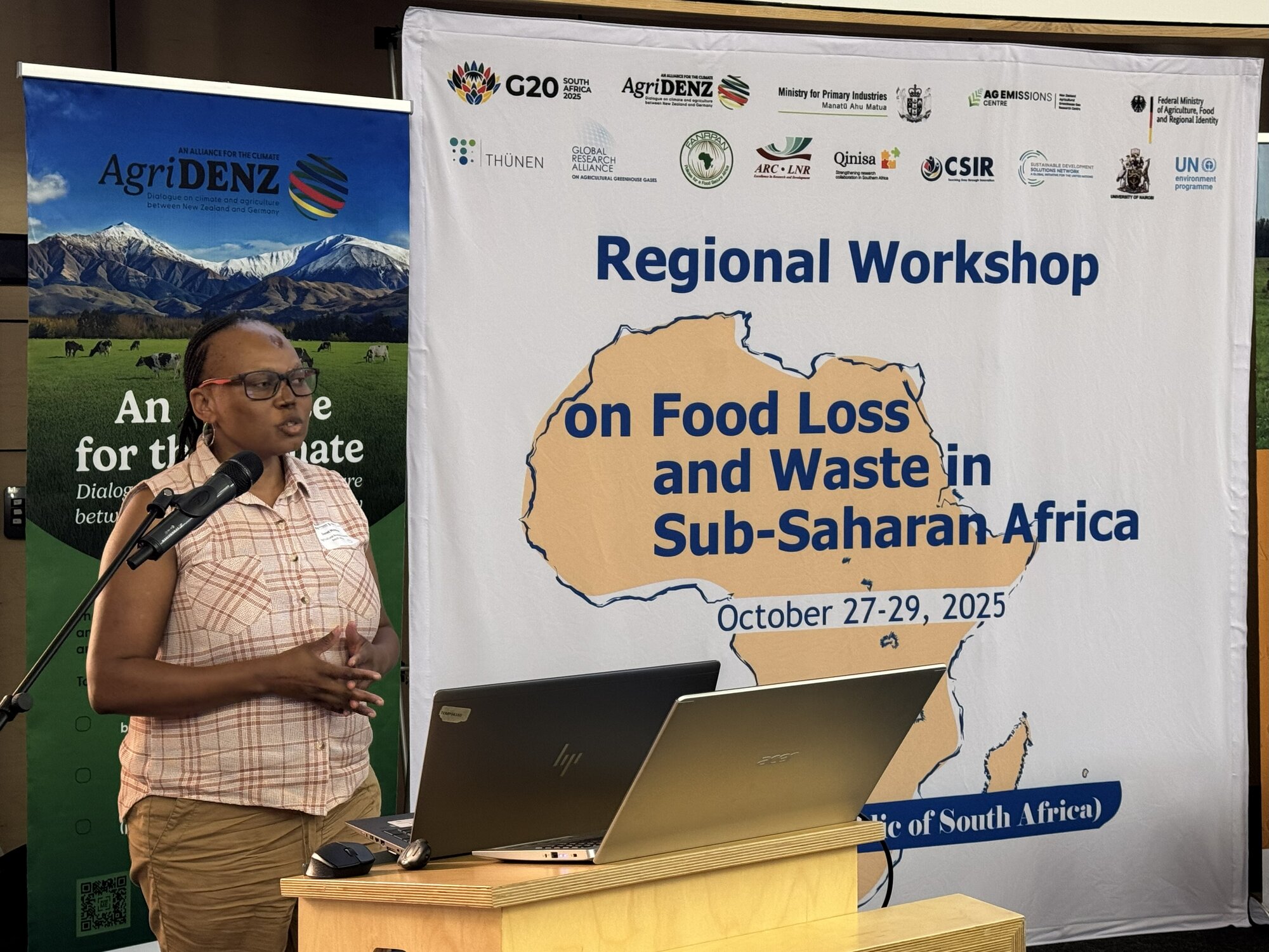 Ennet Moholisa (Agricultural Research Council, ARC, South Africa) delivering her break out session summary