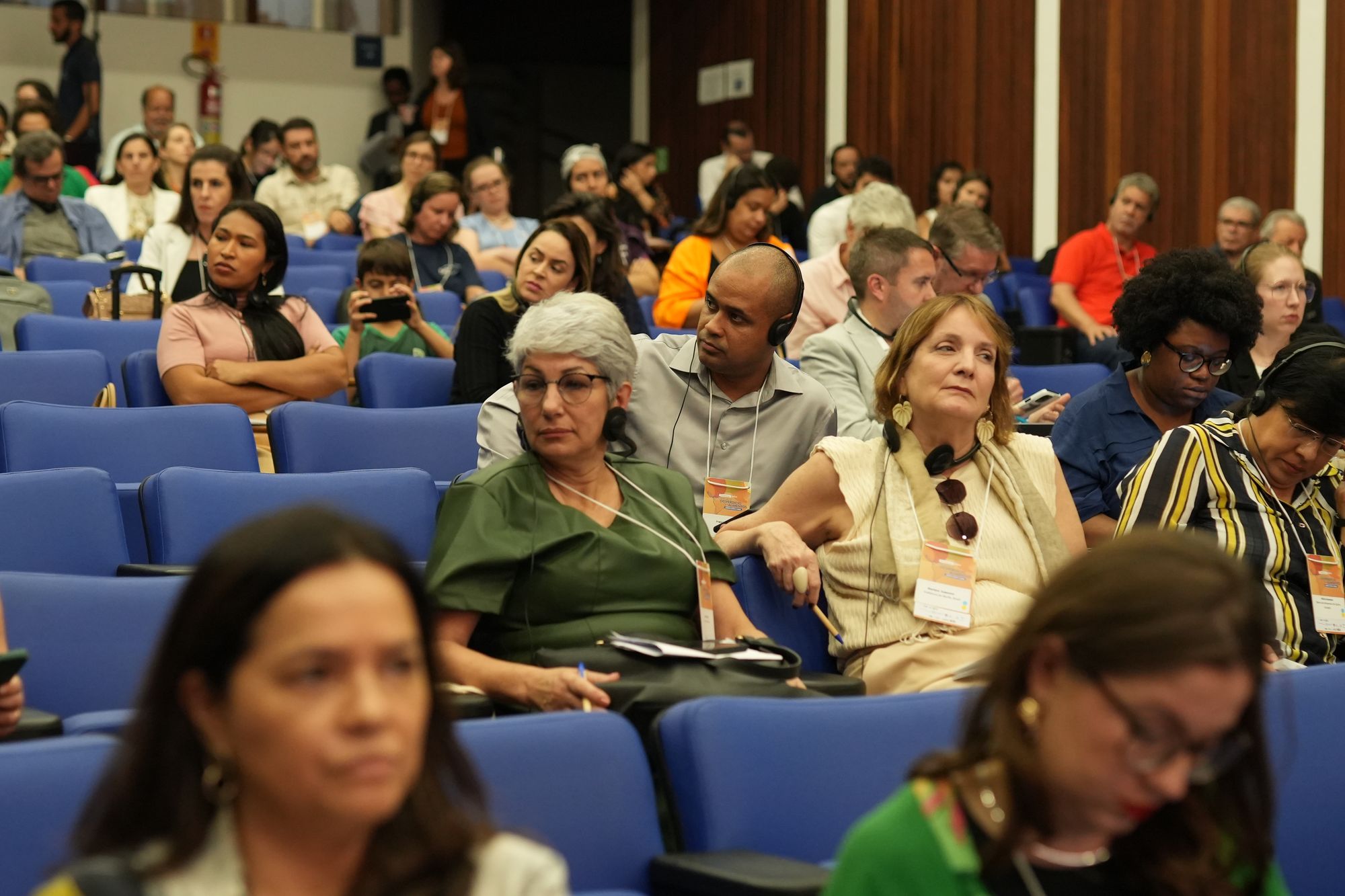 Workshop participants listening to the questions from the audience.