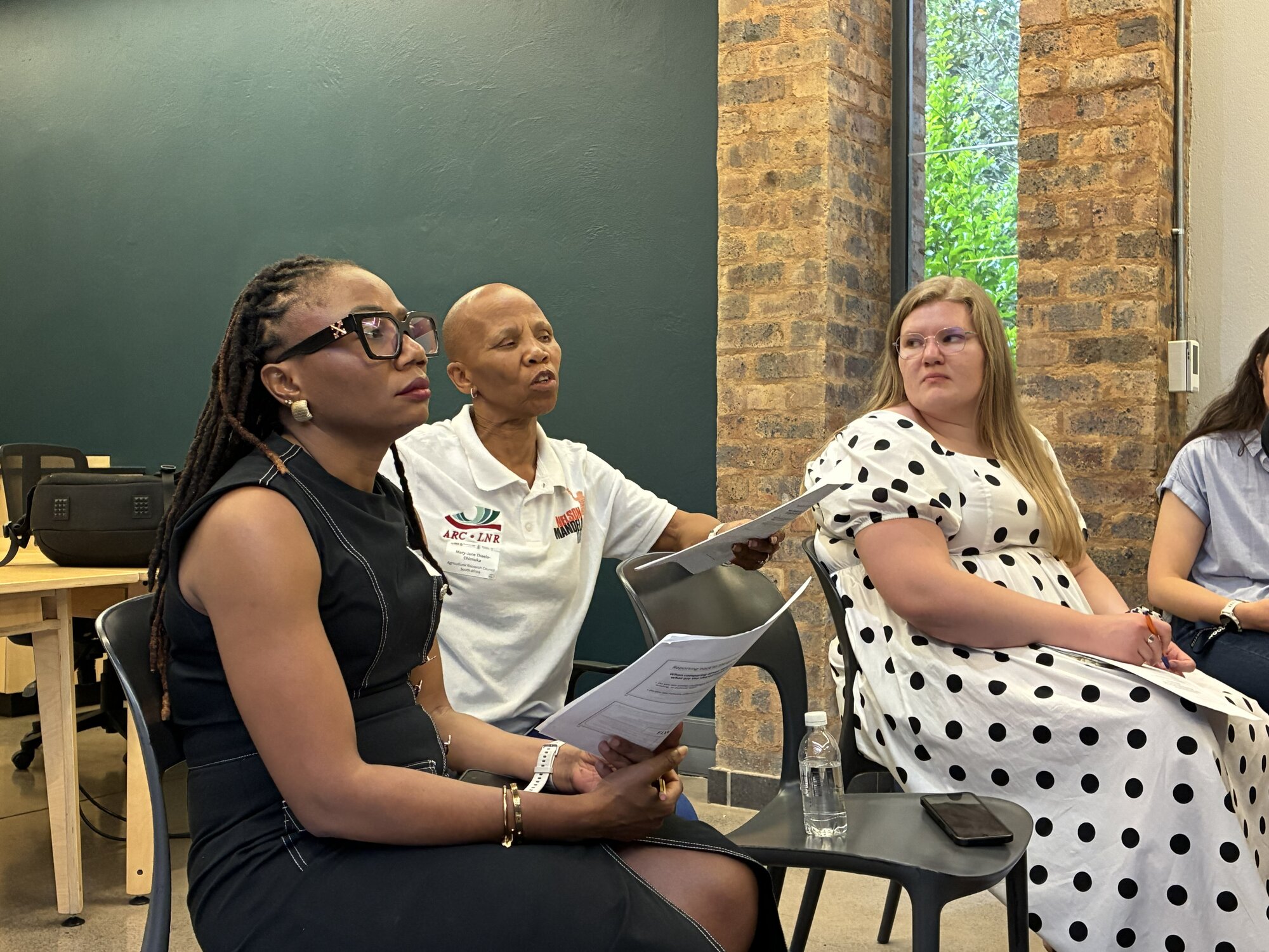 Participants from South Africa at break out session #1 facilitated by SDSN