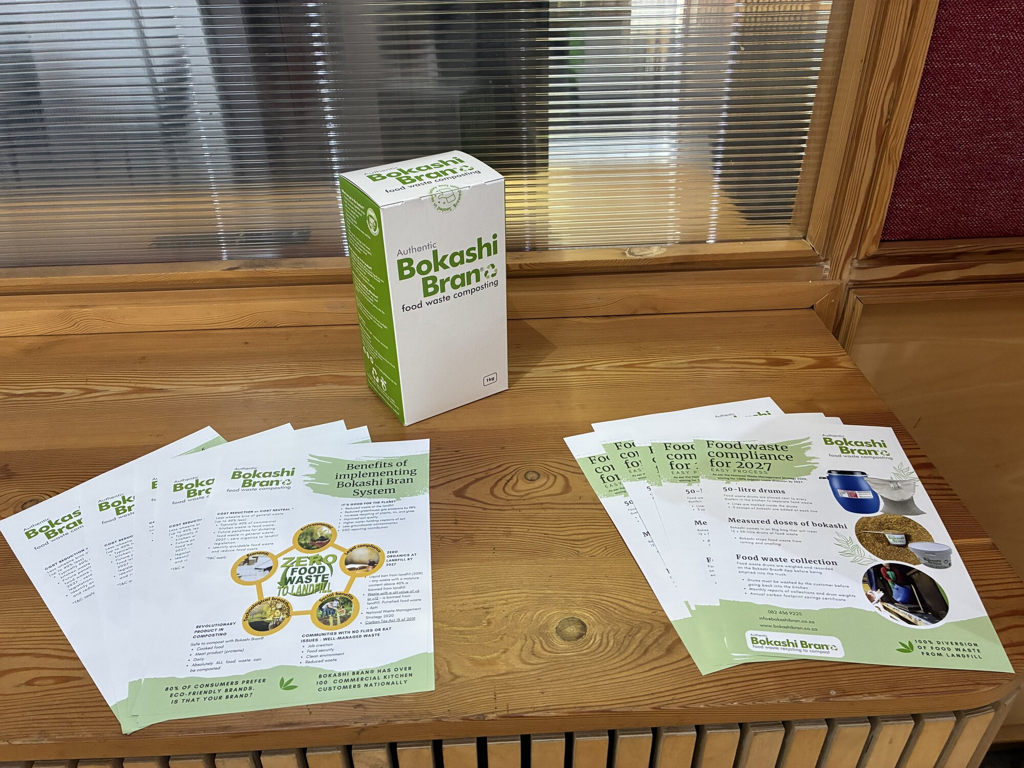 Bokashi Bran information and product at the exhibition