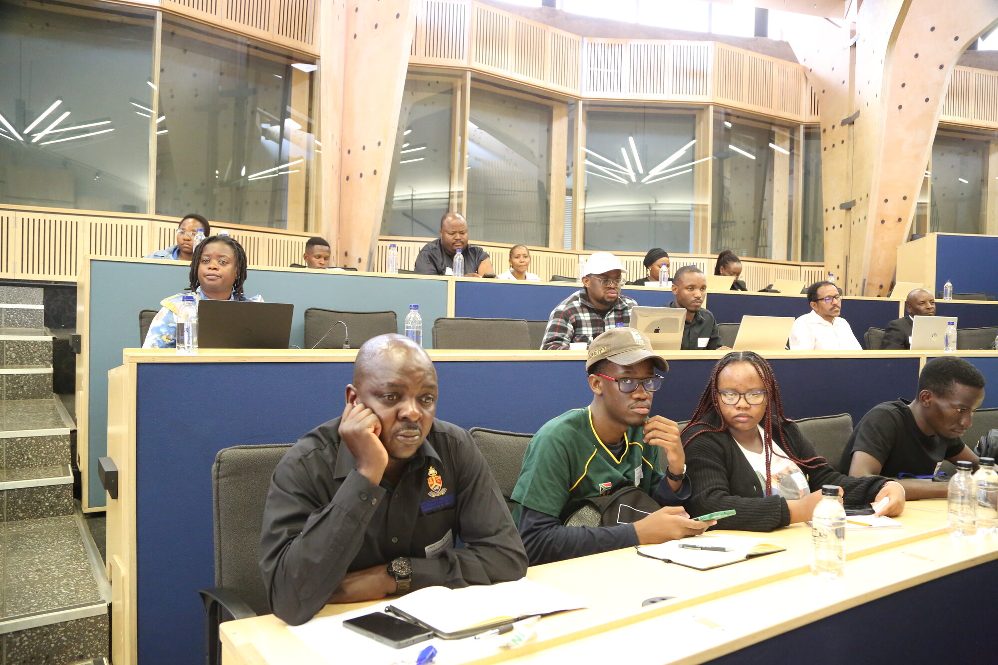 Participants listening to session 1