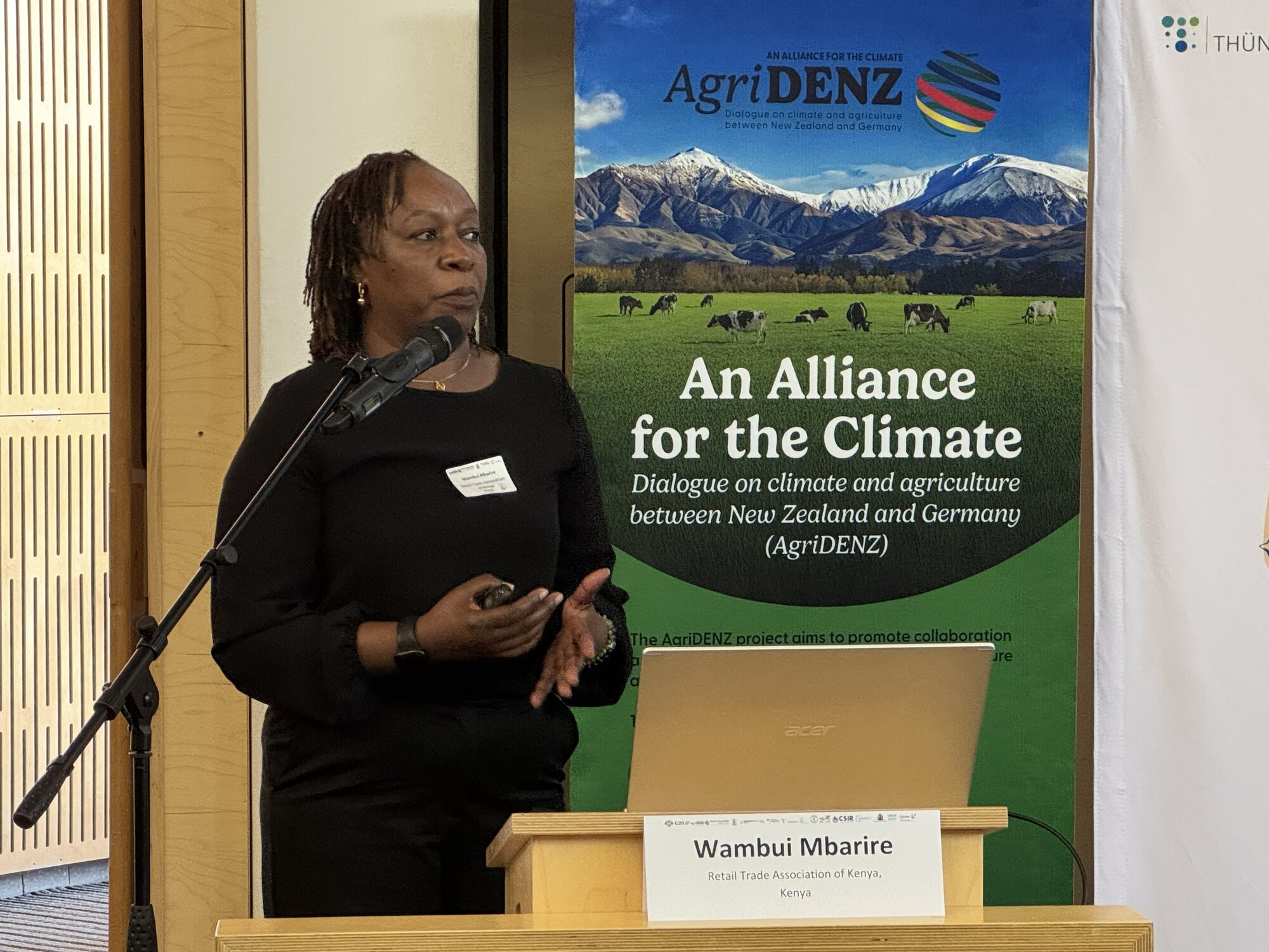 Wambui Mbarire (Retail Trade Association of Kenya, Kenya) reporting practical experiences