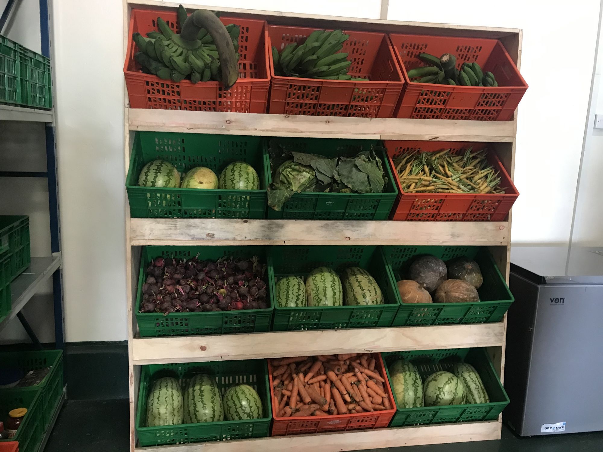 Surplus food from small-holder farmers which could not be marketed was donated to Food Banking Kenya.